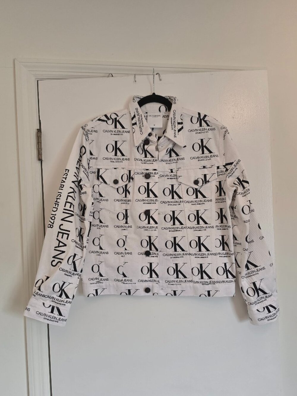 NWT Calvin Klein Jeans Est. 1978 Raf Simons OK Trucker Jacket M